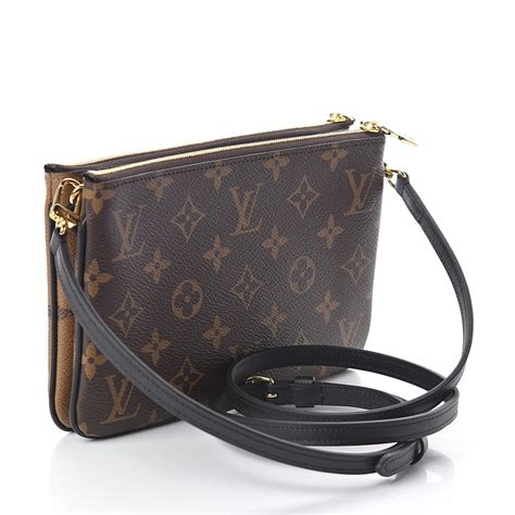 louis vuitton double pouchette|louis vuitton pochette monogram.